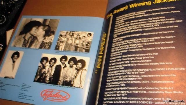 WHOLESALE LOT of 7 MICHAEL JACKSON 5 1970s Tour CONCERT PROGRAM ’79 book five