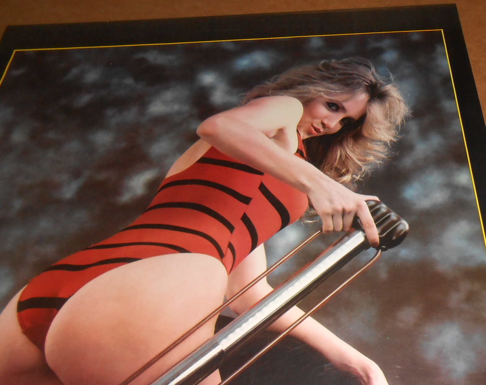 Body Moves 1987 Movie Poster 34×22 Model Pogo Stick RARE