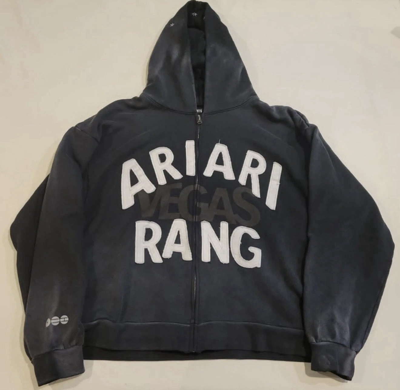 Size Large BTS Las Vegas Pop Up Exclusive ARIRANG Graphic ZIP-Up Hoodie In Hand!