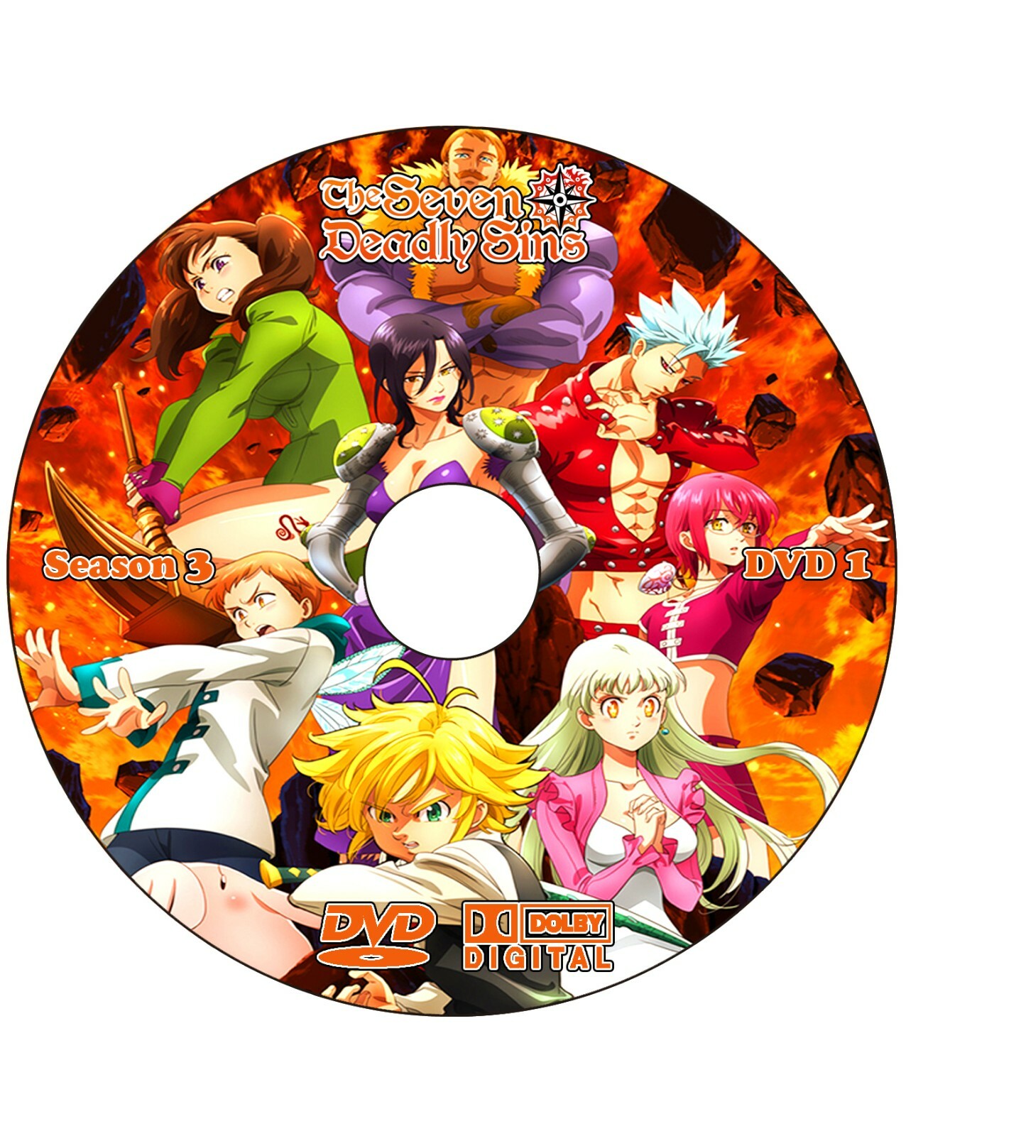 The Seven Deadly Sins Anime Complete Series + Signs of Holy War + Movie