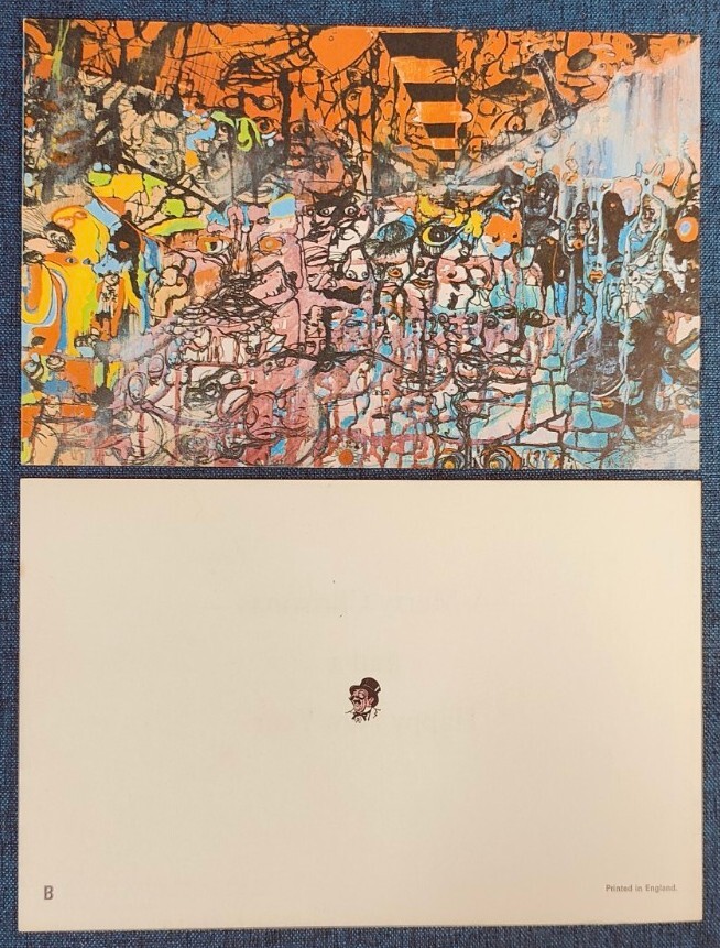 John Lennon Designed Christmas Card For Variety Club (UK) UNIQUE AND RARE