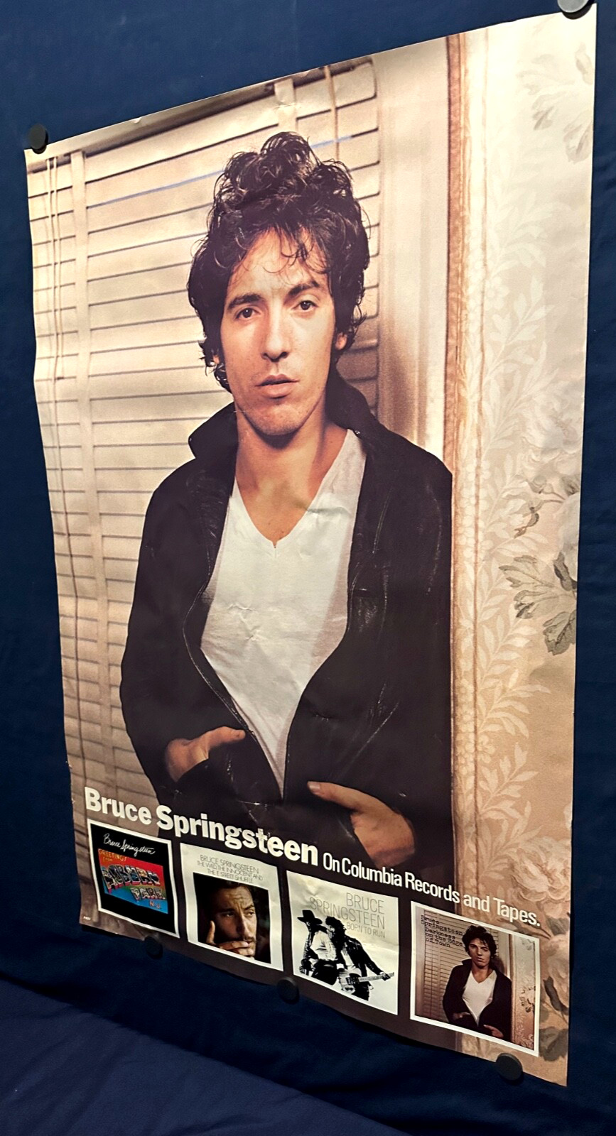 🔥 Very Rare BRUCE SPRINGSTEEN “Darkness” Record Store PROMO POSTER 23×35 VG+