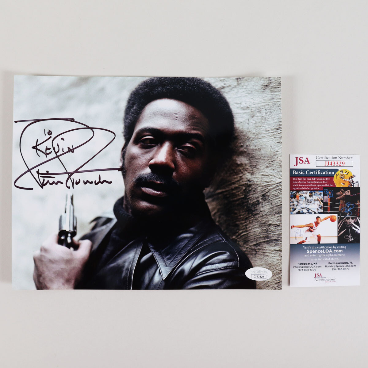 Richard Roundtree Signed Photo 8×10 Shaft – COA JSA