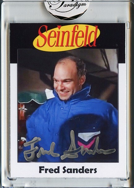 -SEINFELD- Fred Sanders Signed/Autograph/Auto Certified TV Trading Card