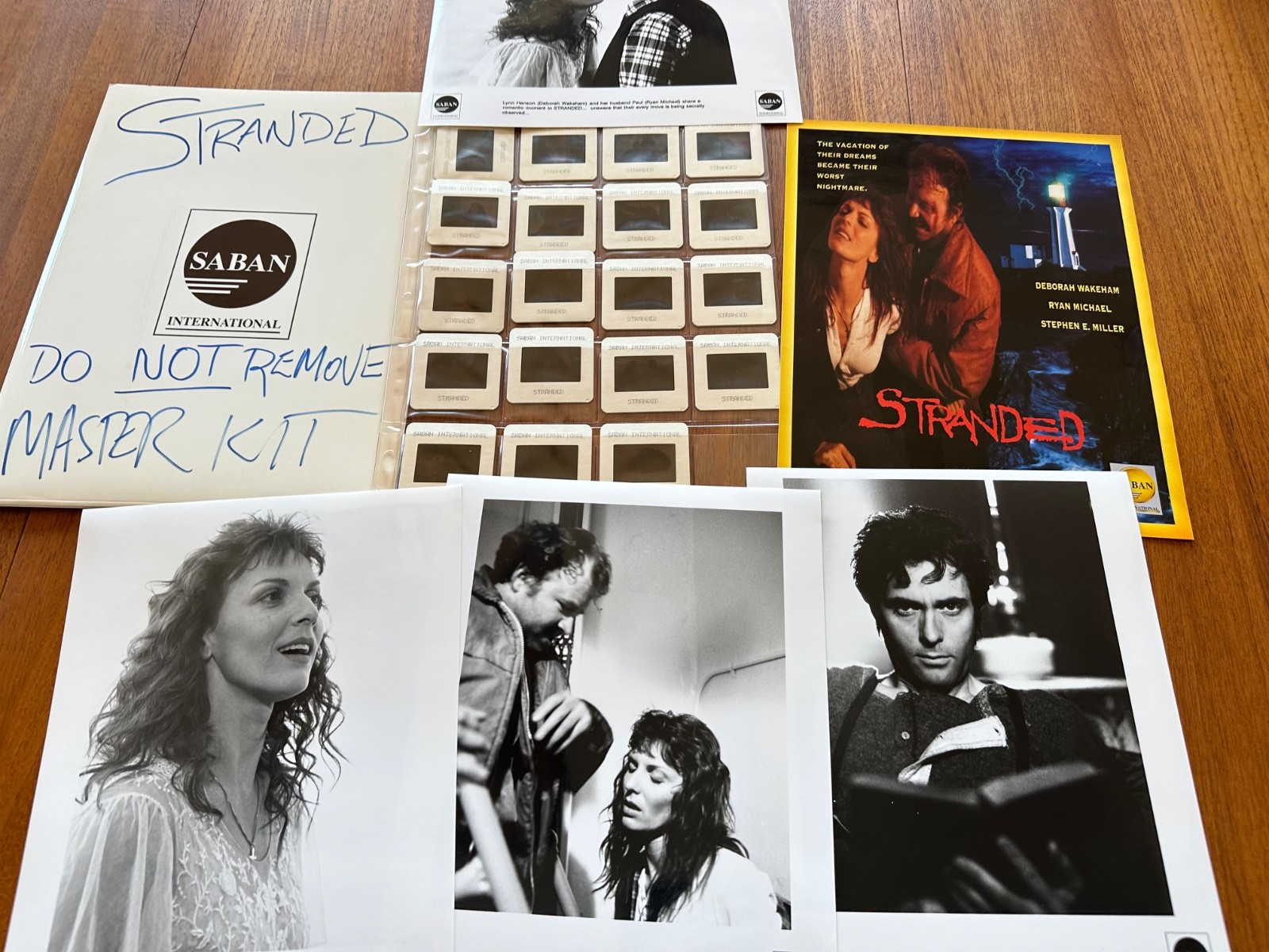STRANDED PRESS KIT SLIDE PHOTO DEBORAH WAKEHAM RYAN MICHAEL