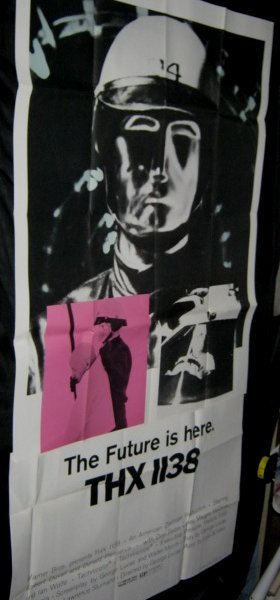 Original 1971 THX 1138 3 Sheet Poster 41″ x 81″ GEORGE LUCAS Robert Duvall