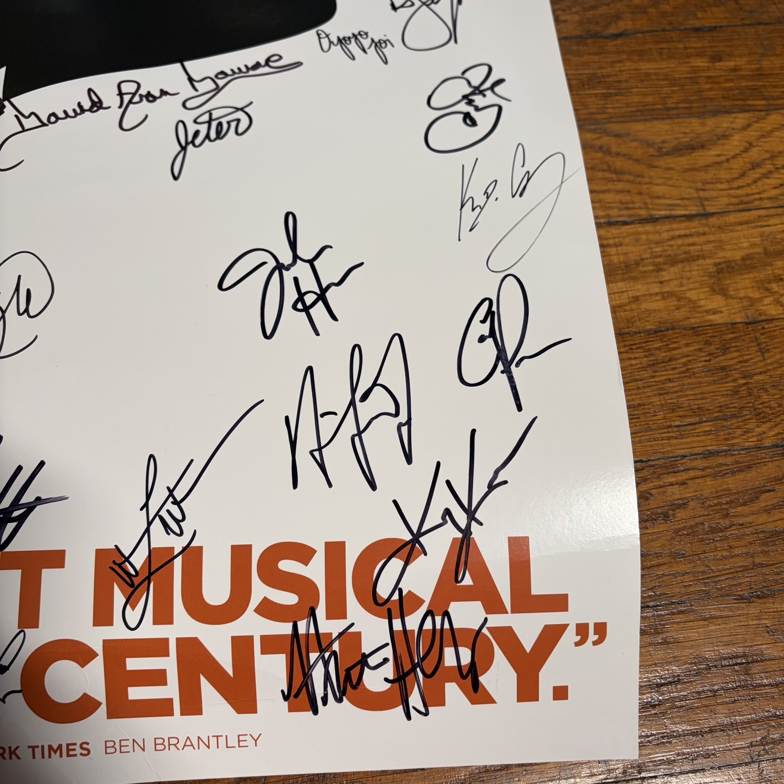 The Book of Mormon Poster Hand Signed by the Cast 14×22 Inches
