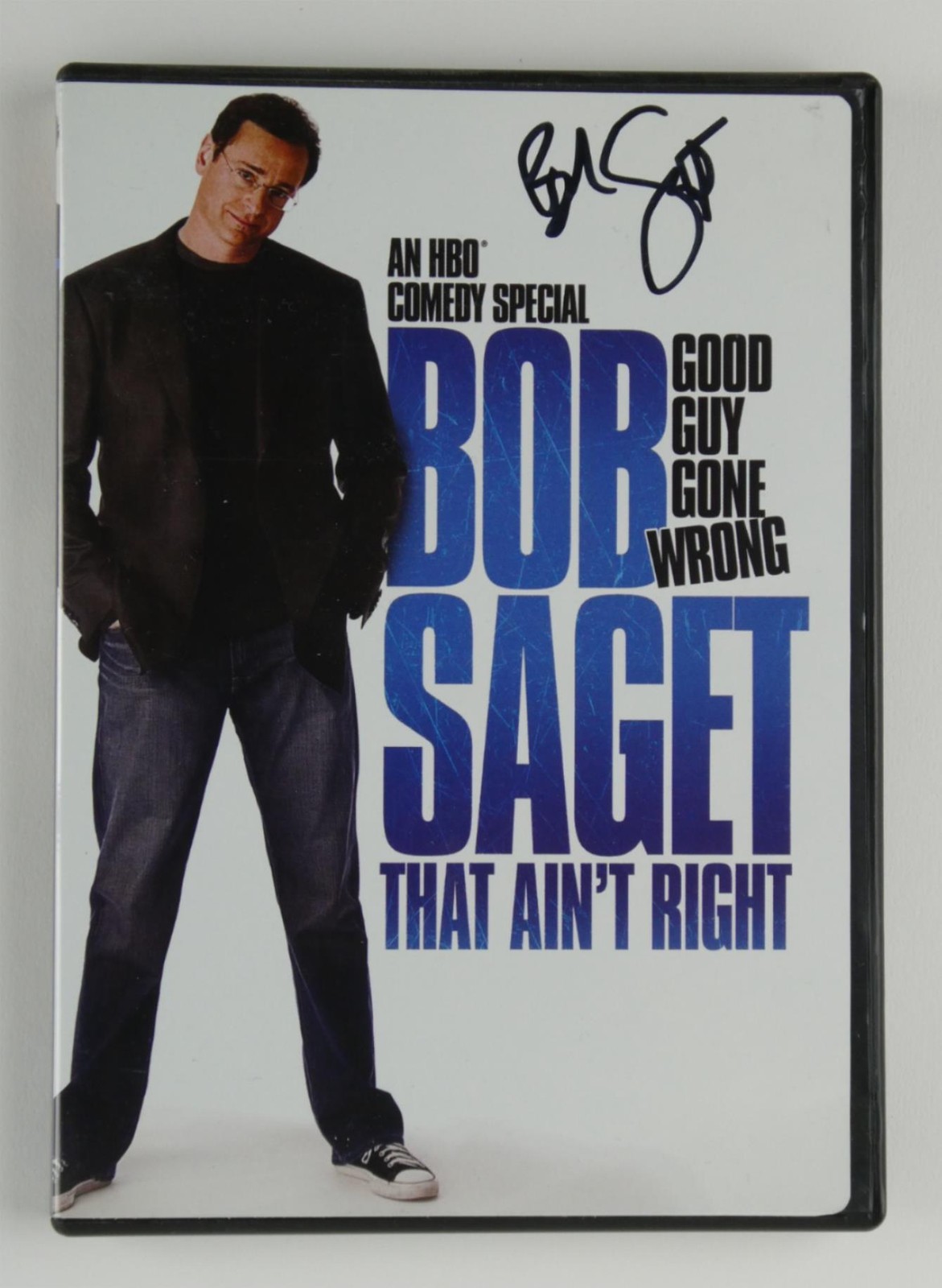 Bob Saget Signed Good Guy Gone Wrong DVD Cover Autographed With Case & DVD