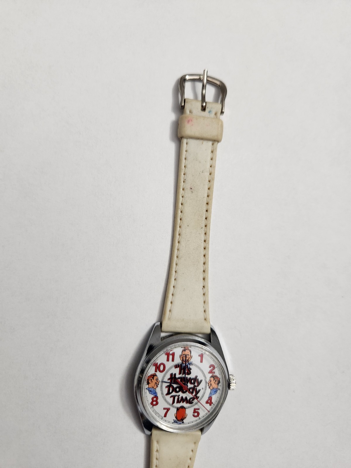 1987 Howdy Doody Time 40th Anniversary Edition Wristwatch White Strap