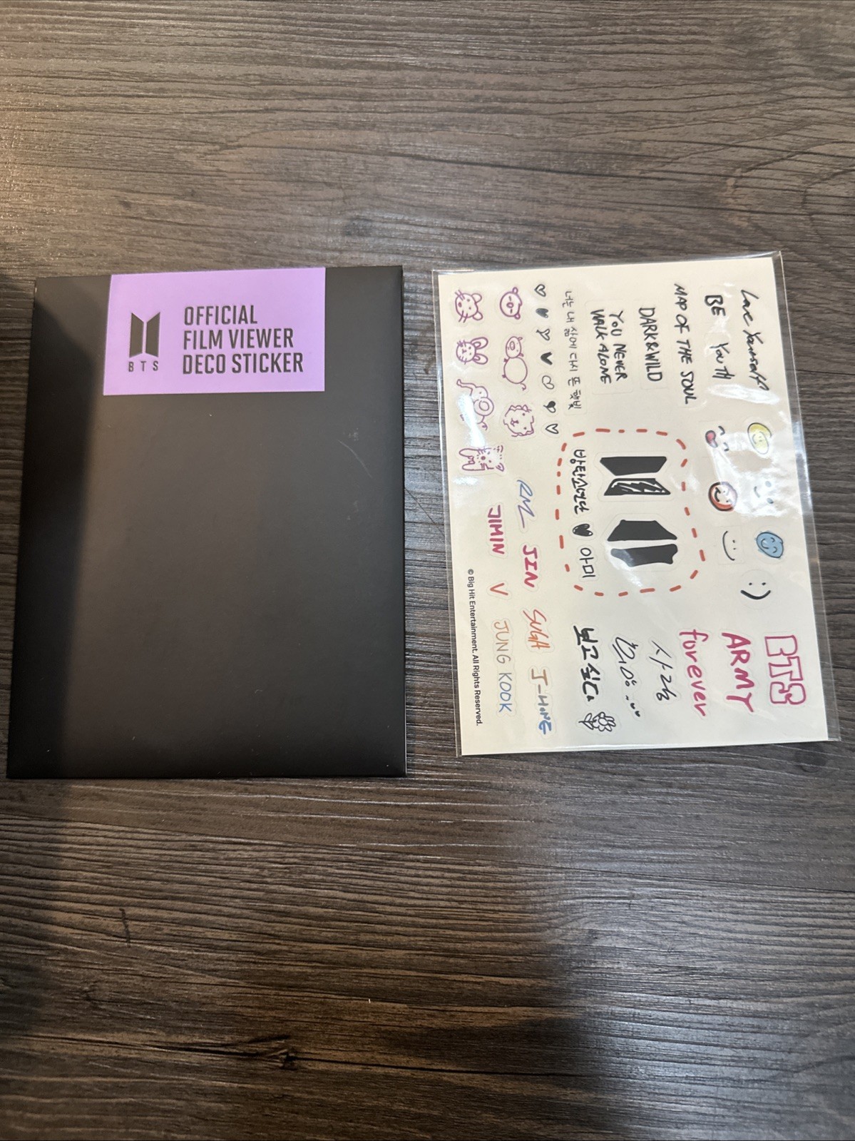 BTS OFFICIAL FILM VIEWER SPECIAL KIT VER. 1 SP (NO PHOTOCARDS) Incomplete READ