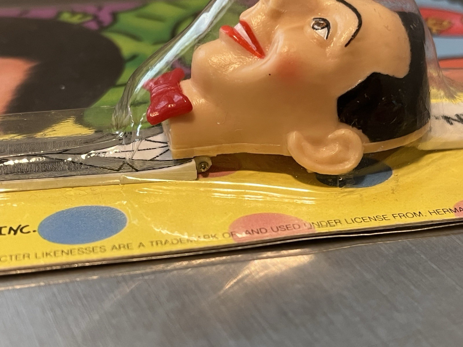 1988 Nelsonic Herman Toys Pee-Wees Playhouse PeeWee Herman Wrist Watch Vintage