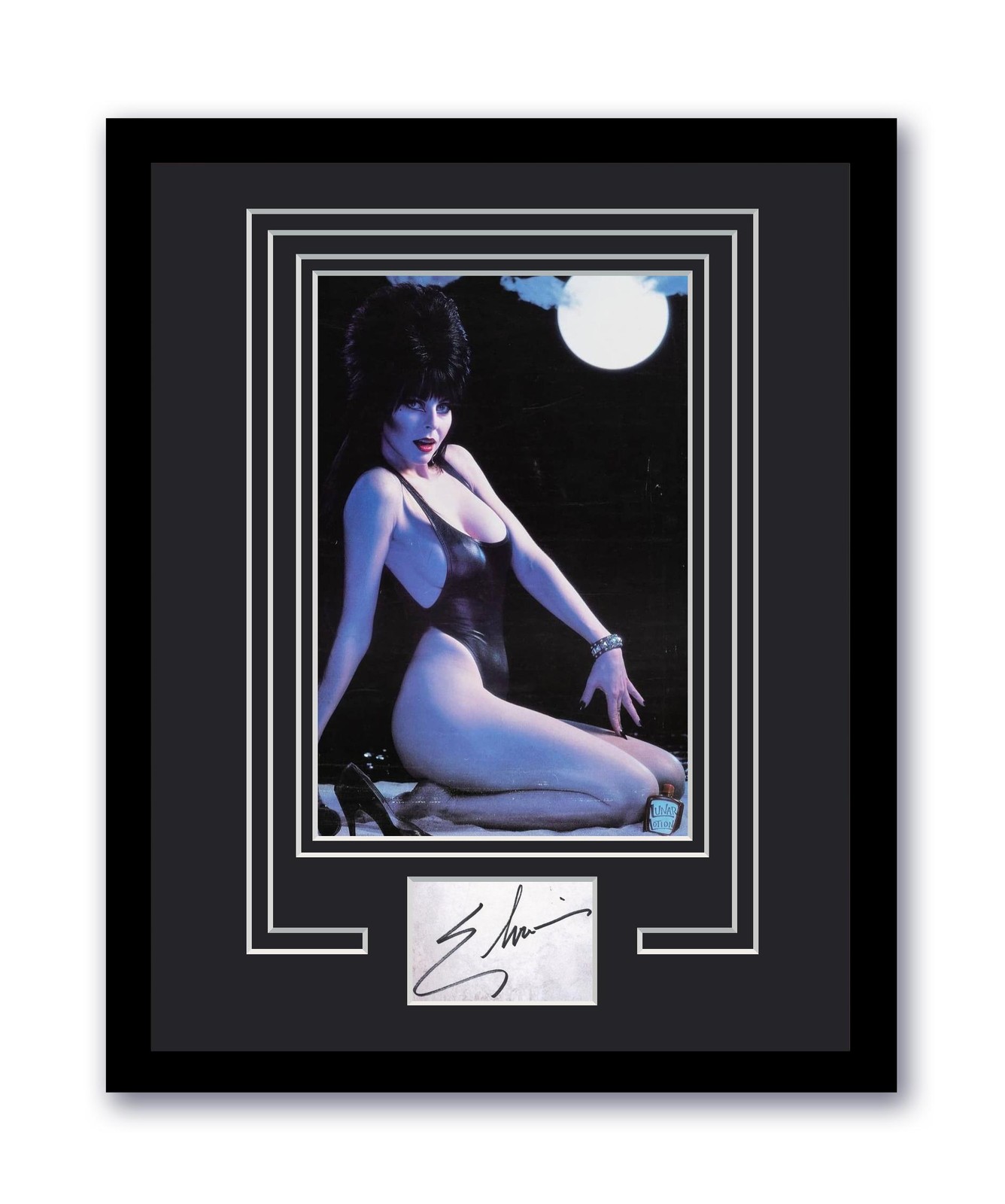 Elvira Autographed Signed 11×14 Framed Photo Cassandra Peterson ACOA