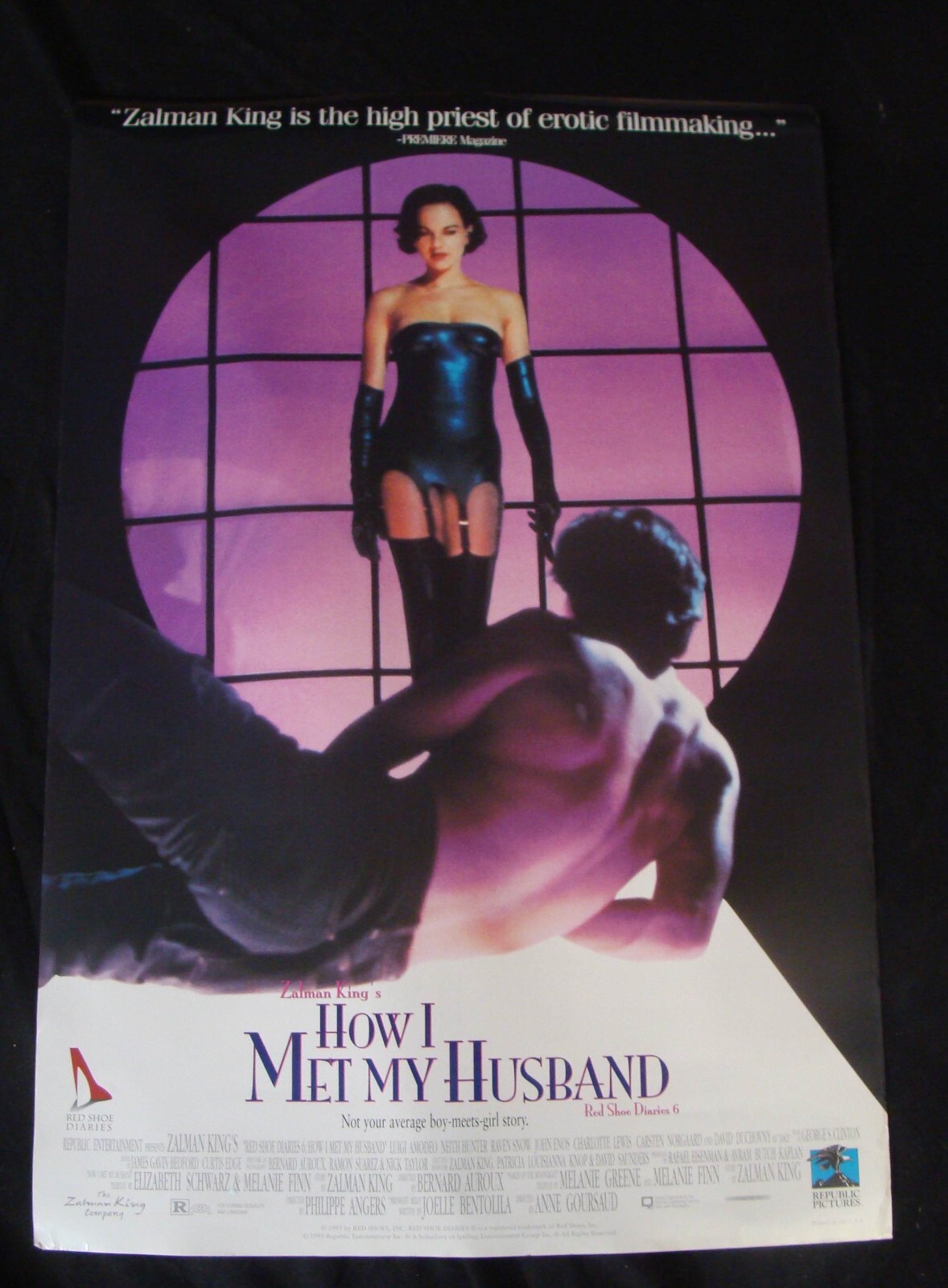 HOW I MET MY HUSBAND RED SHOE DIARIES 6 movie poster ZALMAN KING original video