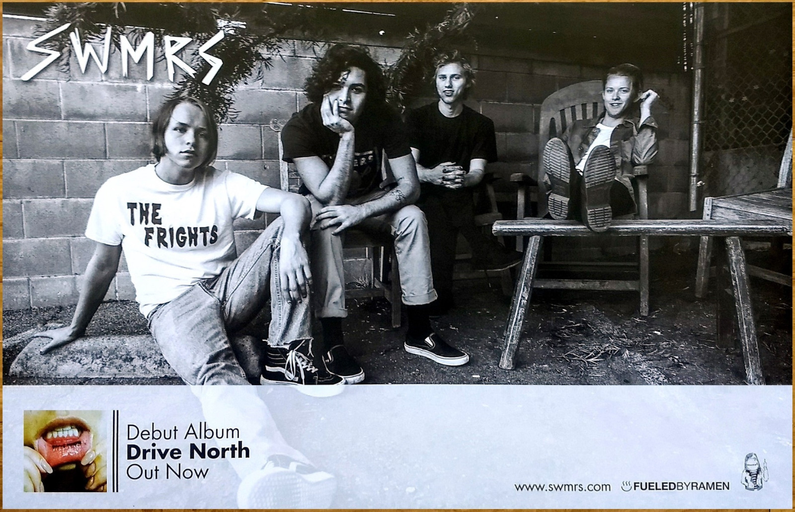 SWMRS Drive North Ltd Ed New RARE Tour Poster +BONUS Punk Indie Rock Alt Poster!