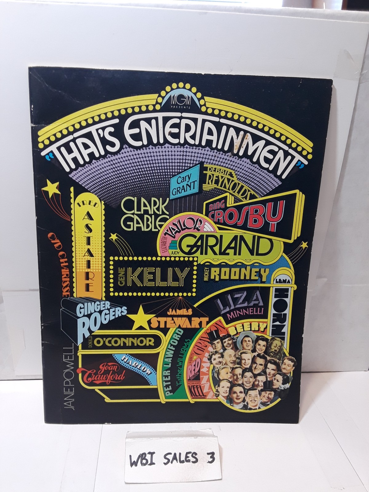 That’s Entertainment Souvenir Program Book 1974 Clark Gable, Ginger Rogers