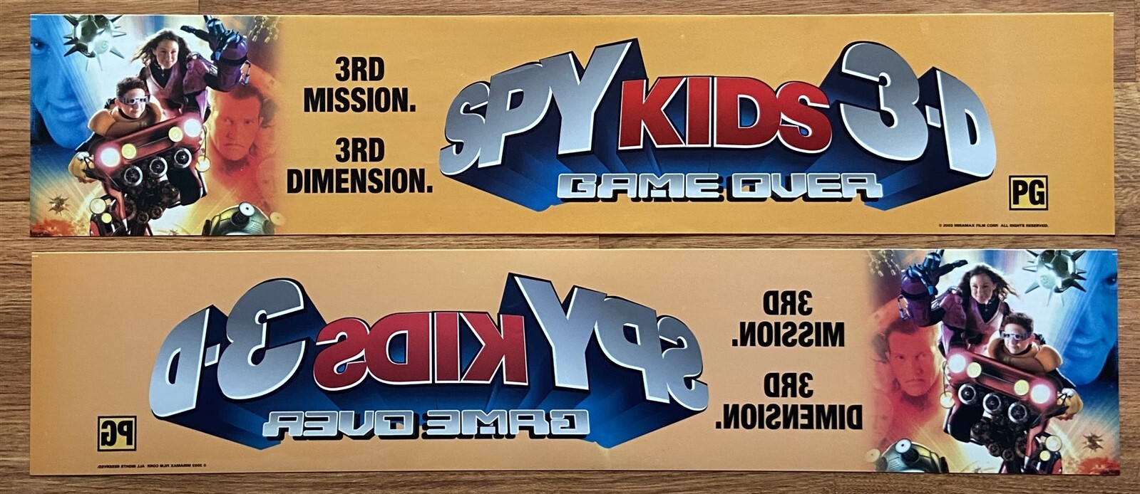 📽 Spy Kids 3D: Game Over – Double-Sided – Movie Theater Mylar / Poster 5×25
