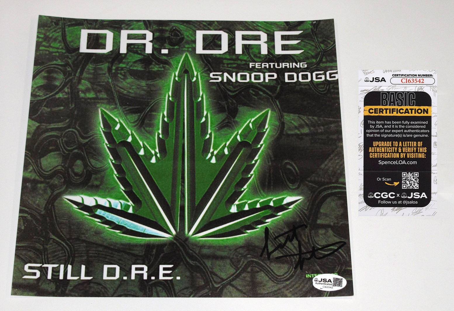 SCOTT STORCH signed DR. DRE “STILL D.R.E” 10×10 Photo EXACT PROOF Auto JSA COA