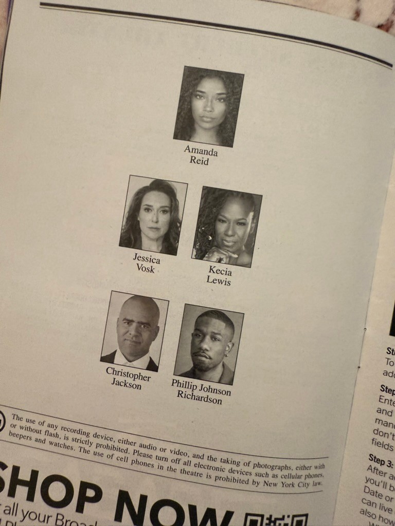 Hell’s Kitchen Broadway Playbill 2 Flyers Handbill Aug 2025 Christopher Jackson