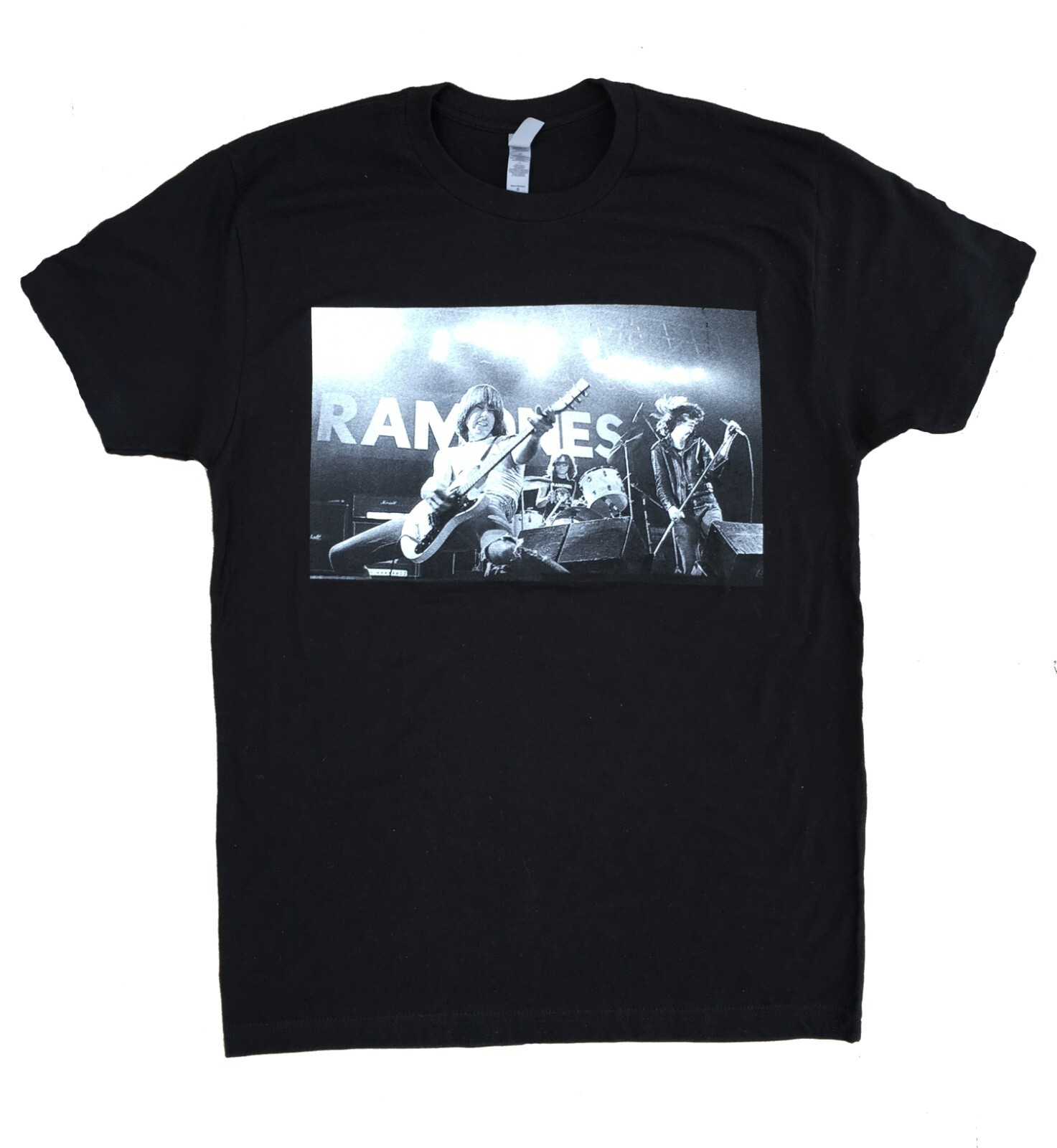 THE RAMONES Go Johnny Go – Unisex Black T-Shirt premium ringspun cotton punk