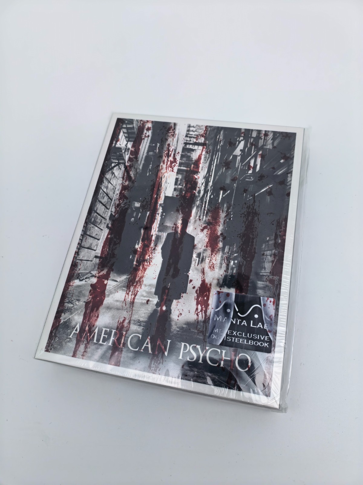 MANTA LAB AMERICAN PSYCHO 4K UHD + BLU-RAY FULL SLIP，NEW/SEALED