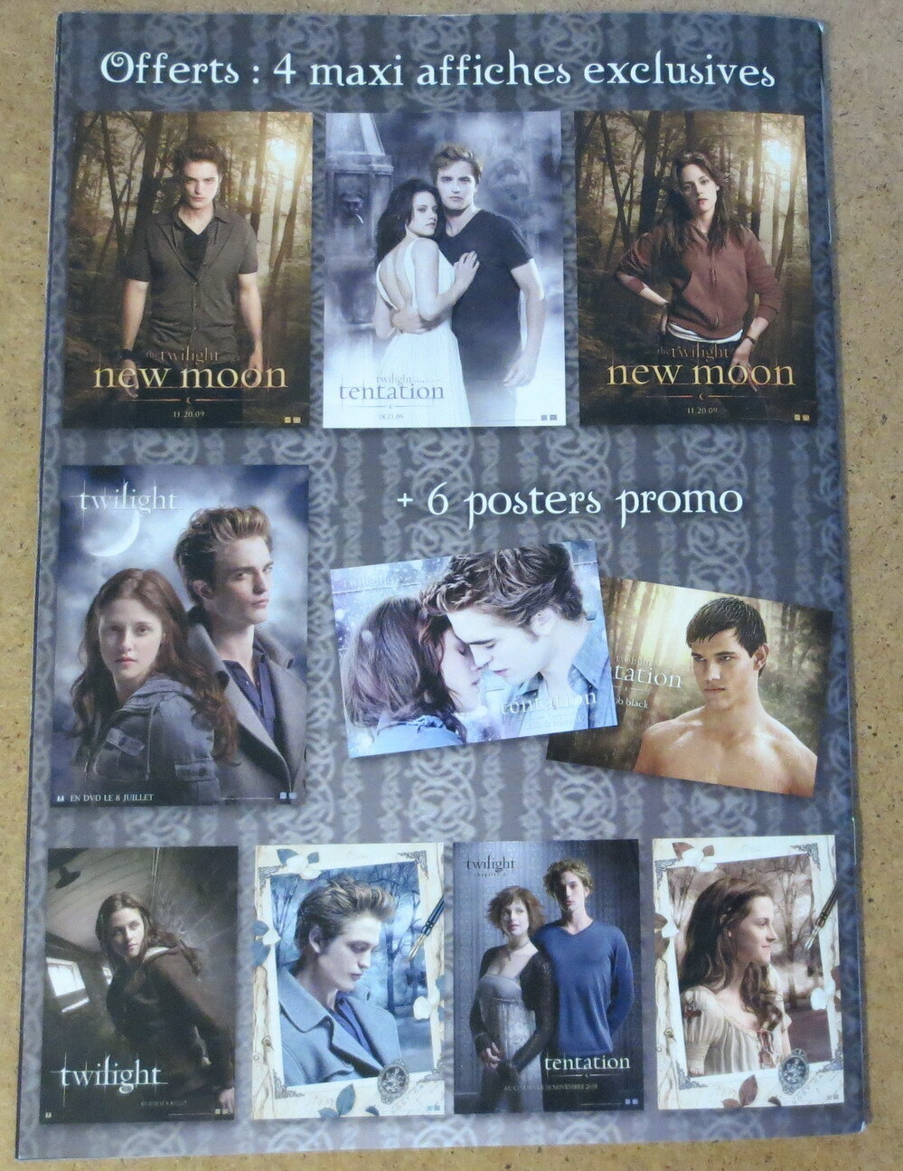 Series City Magazine #2 Twilight Saga Robert Pattinson Kristen Stewart + Poster