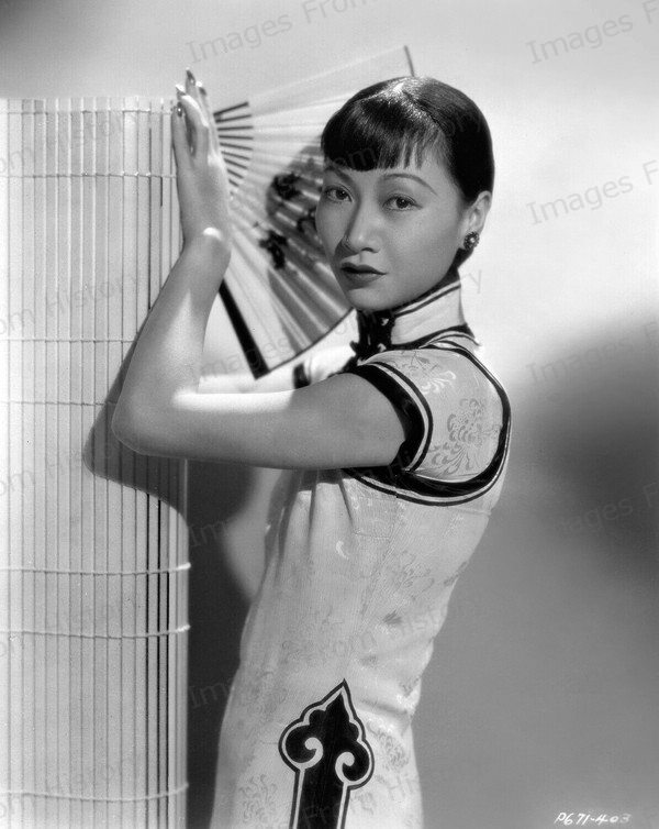 8×10 Print Anna May Wong Beautiful Paramount Fashion Portrait 1937 #2355