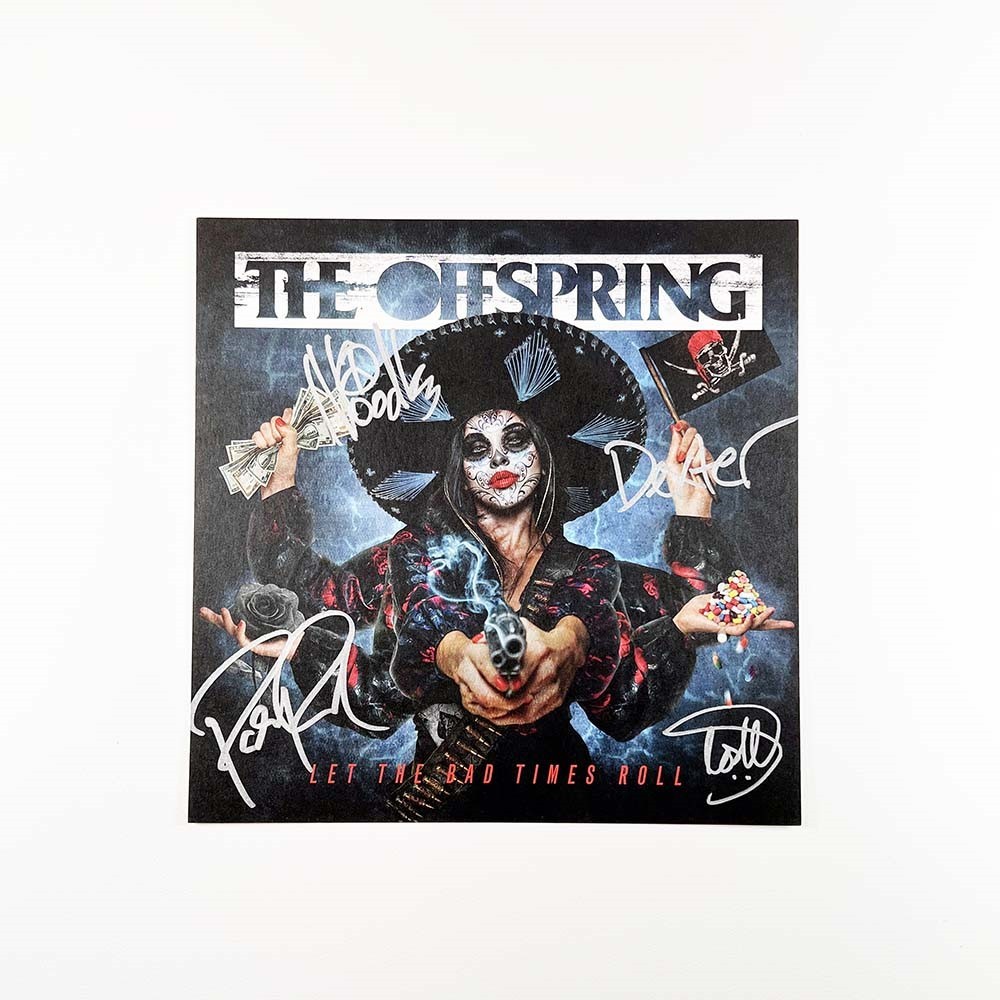 The Offspring Autographed Signed Album Litho Certified Authentic Beckett BAS COA