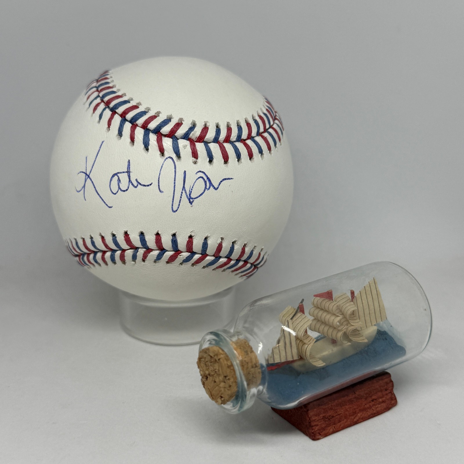 Kate Upton signed Rawlings 2026 All Star Game Logo Baseball JSA COA Auto A4540
