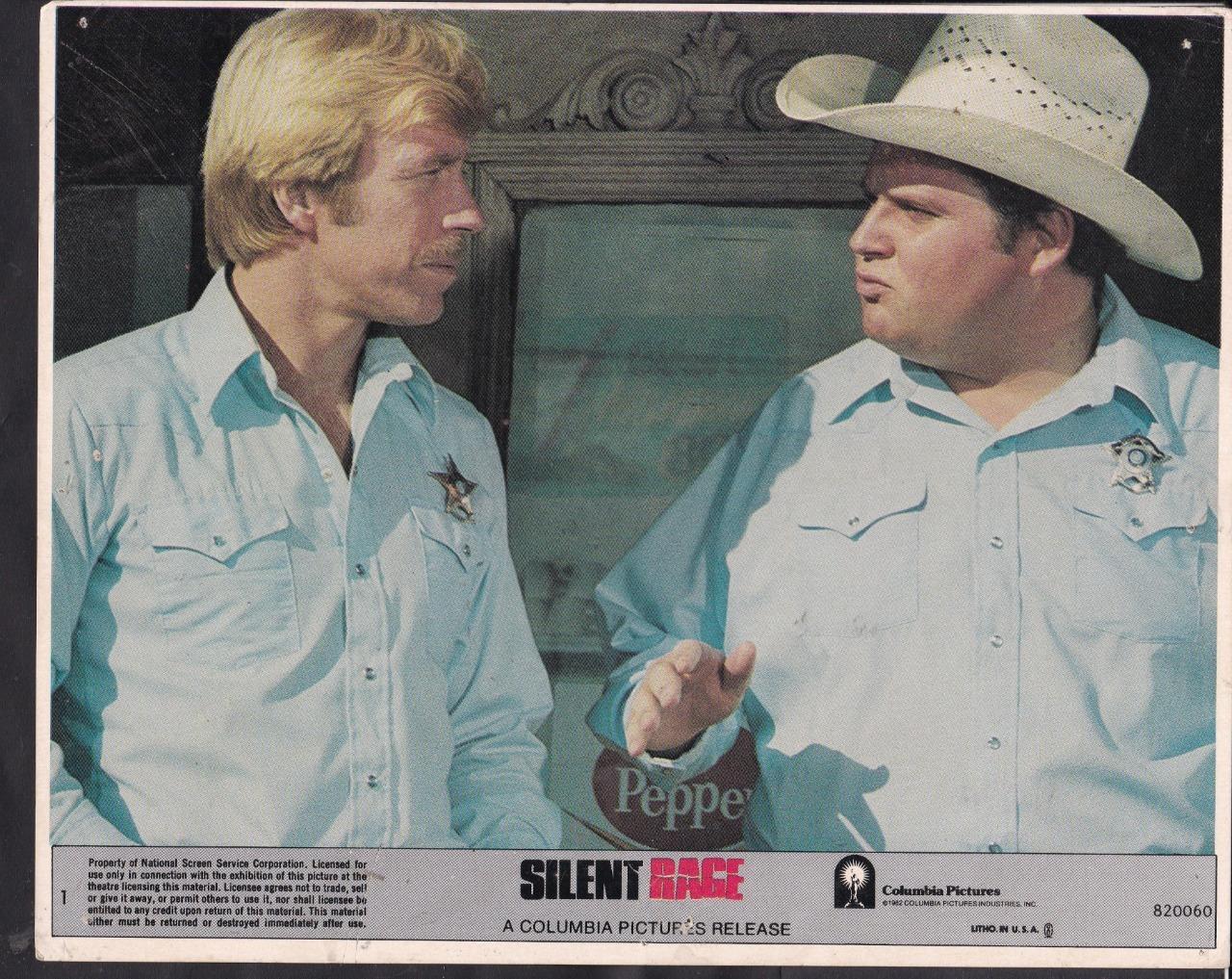 Chuck Norris and Stephen Furst in Silent Rage 1982 movie photo 42390