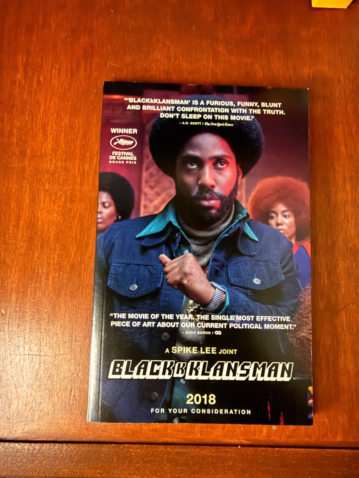 “Blackkklansman” Screenplay Script by Spike Lee & Charlie Wachtel