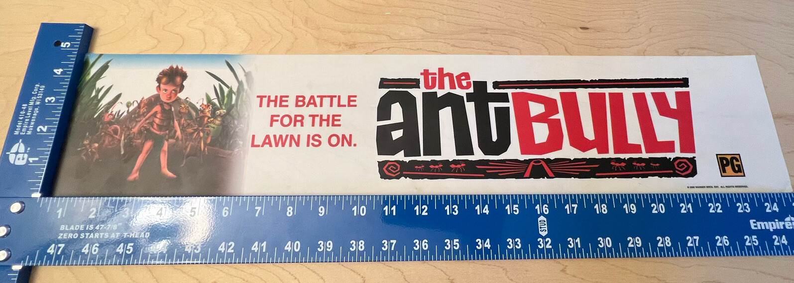 2006 The Ant Bully Movie Theater Mylar Poster 5×25” Paul Giamatti Nicolas Cage