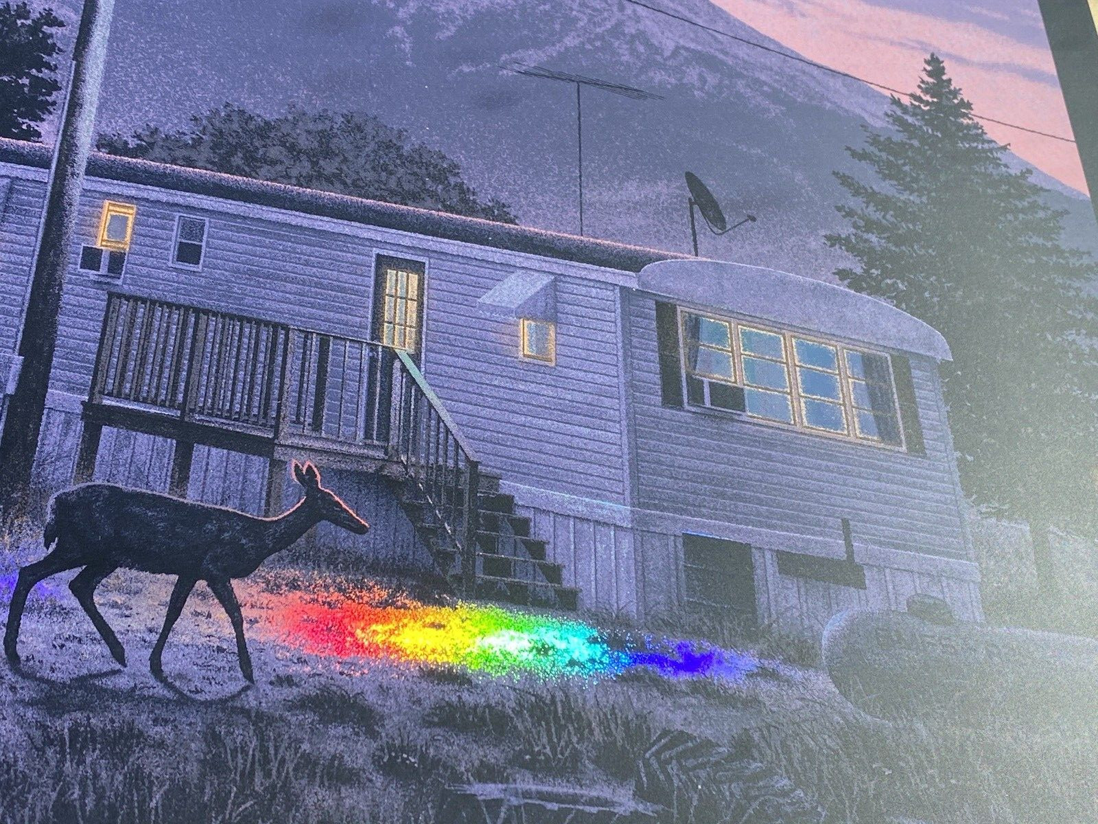 RAINBOW FOIL BILLY STRINGS POSTER Renewal Buena Vista CO N1 2024 AP Signed LTD25