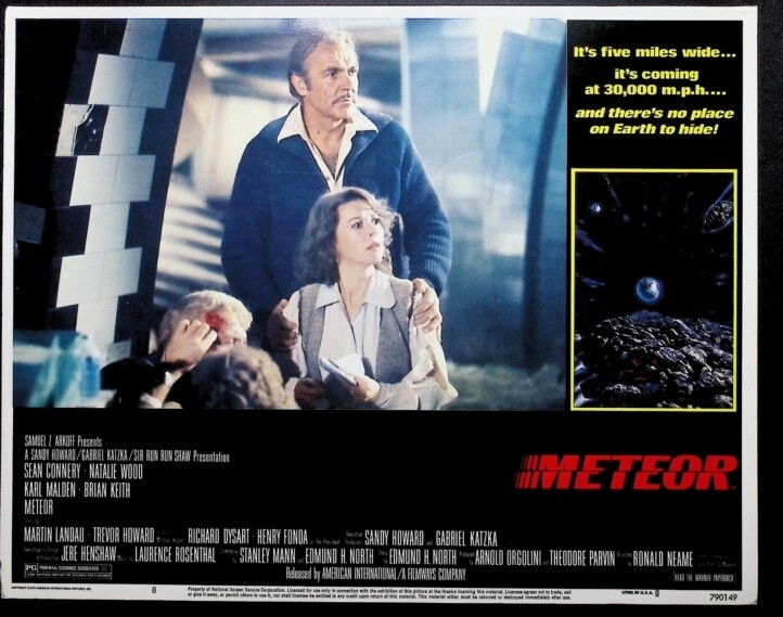 Original Meteor 1994 Movie Lobby card Set of 8