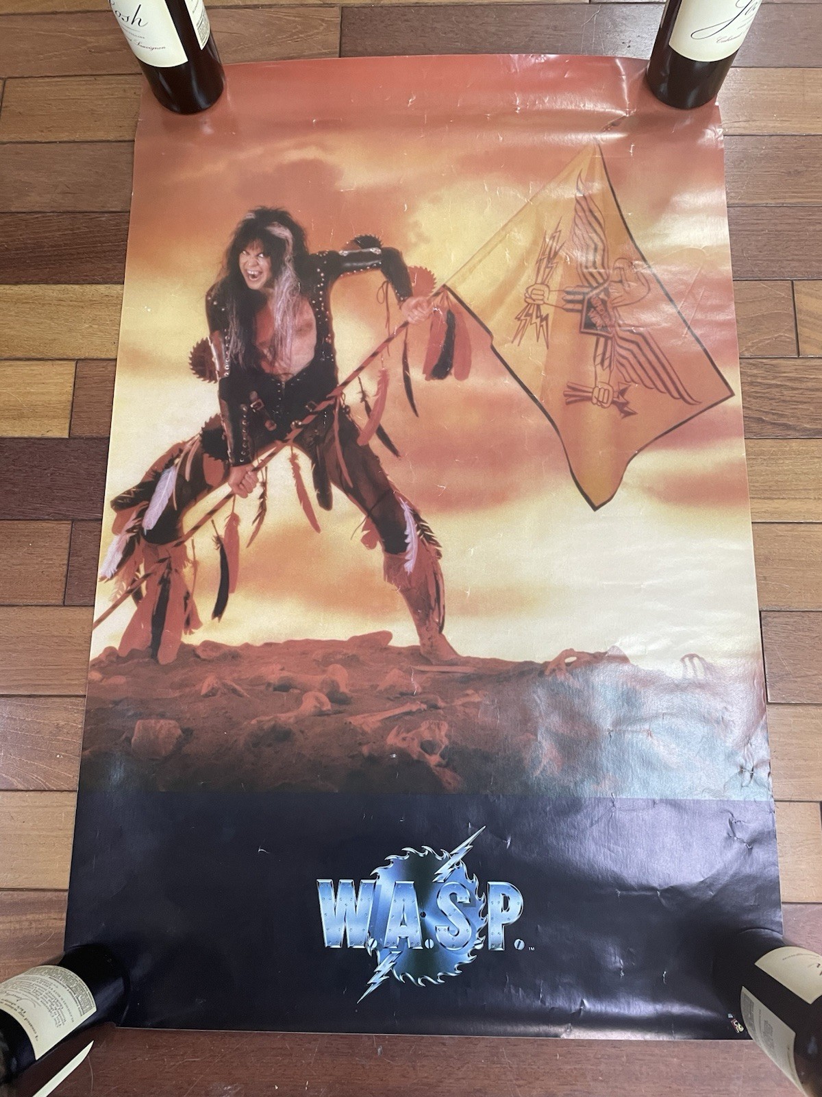 Vintage WASP Music Band 1985 Concert Poster 22″x34″ by Funky #3041