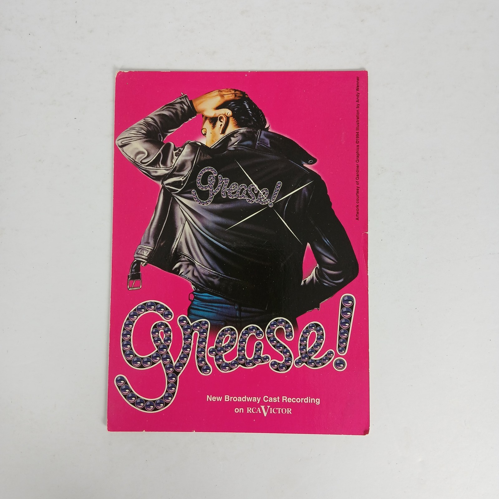 Vtg 1994 Grease The Musical Postcard Eugene O’Neill
