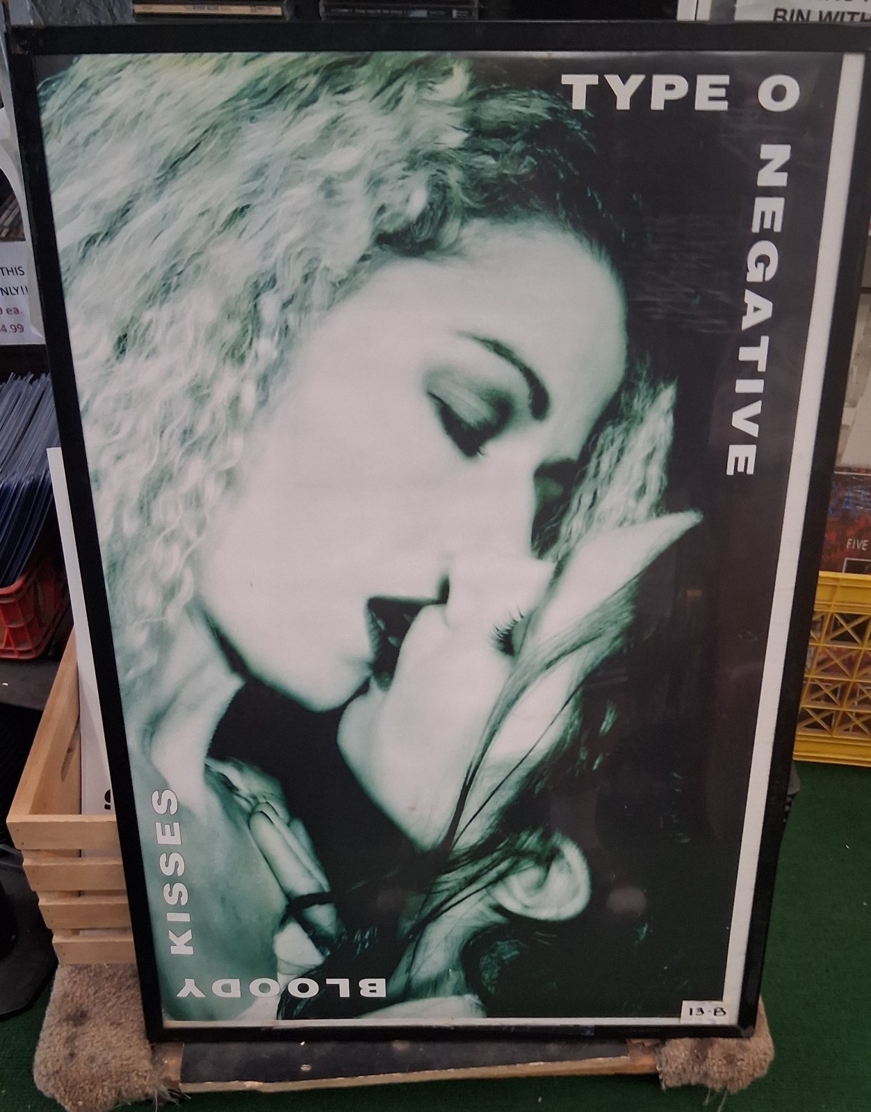 TYPE O NEGATIVE POSTER HAIR HEAVY METAL RARE SEALED LATE 2000’s REPRODUCTION