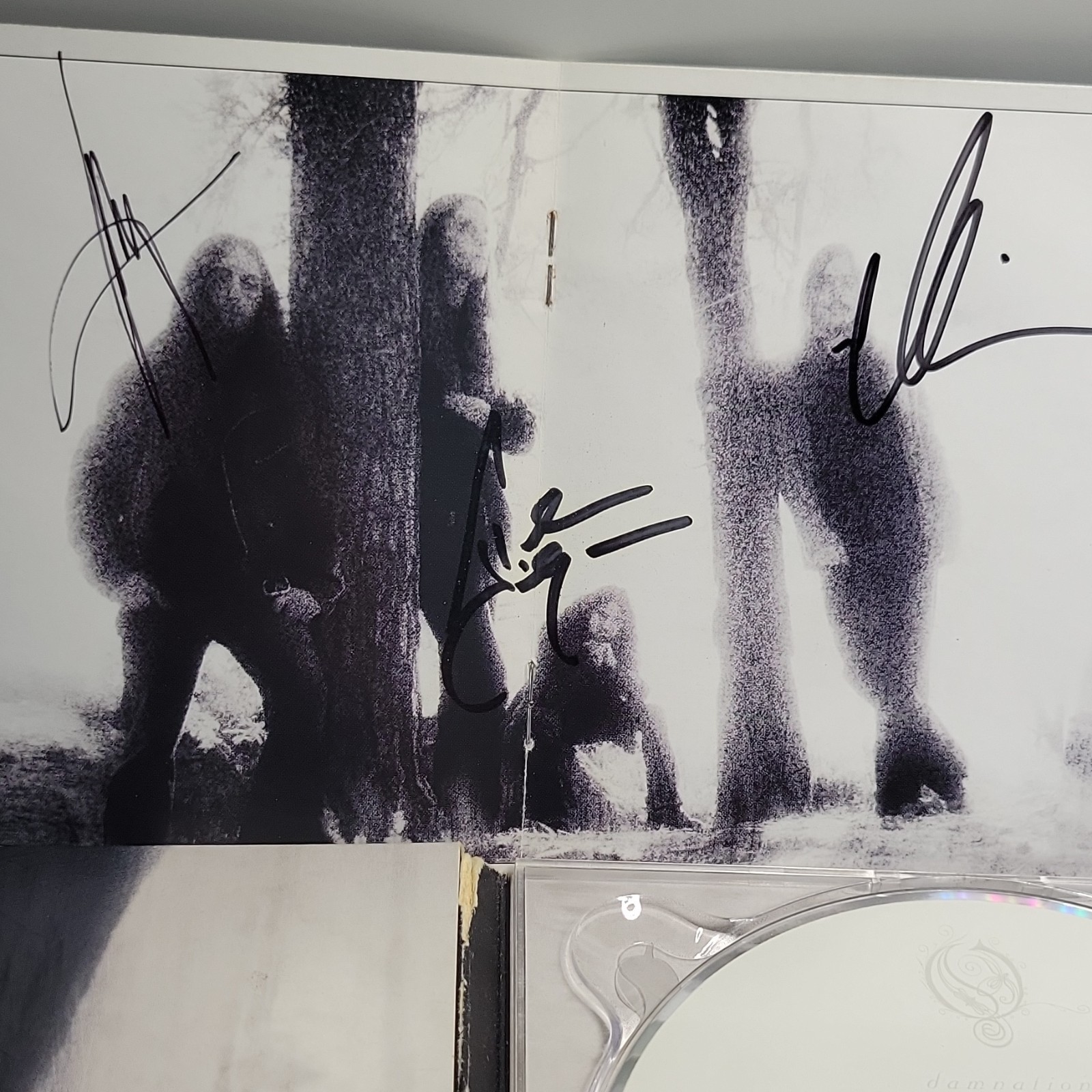 Opeth Damnation Signed CD & Autographed Booklet Music Memorabilia