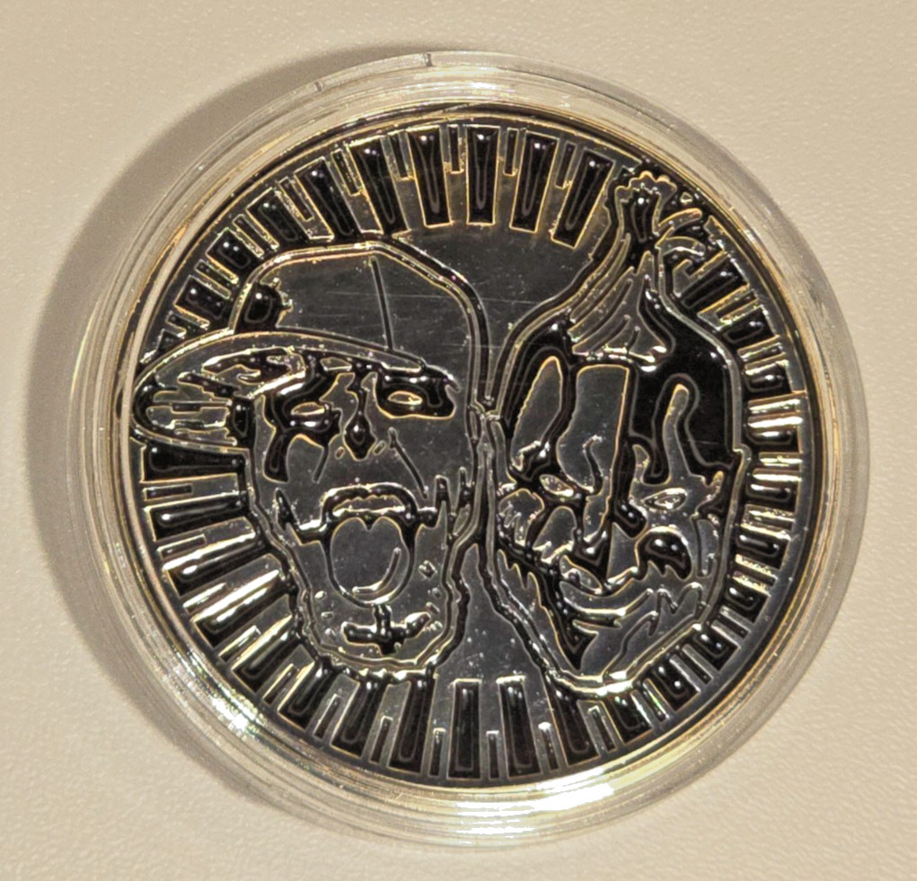 Twiztid – MAD SEASON- Killer Coinz CHROME SILVER COIN 1/ 100 MNE New Sealed