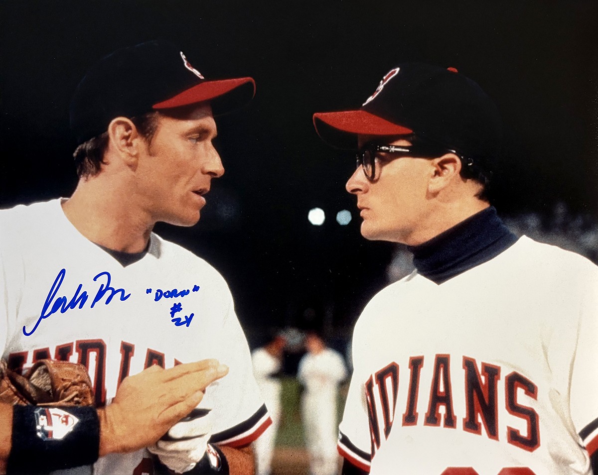 Corbin Bernsen Autographed Major League 11×14 Photo Inscribed Dorn #24 TRISTAR