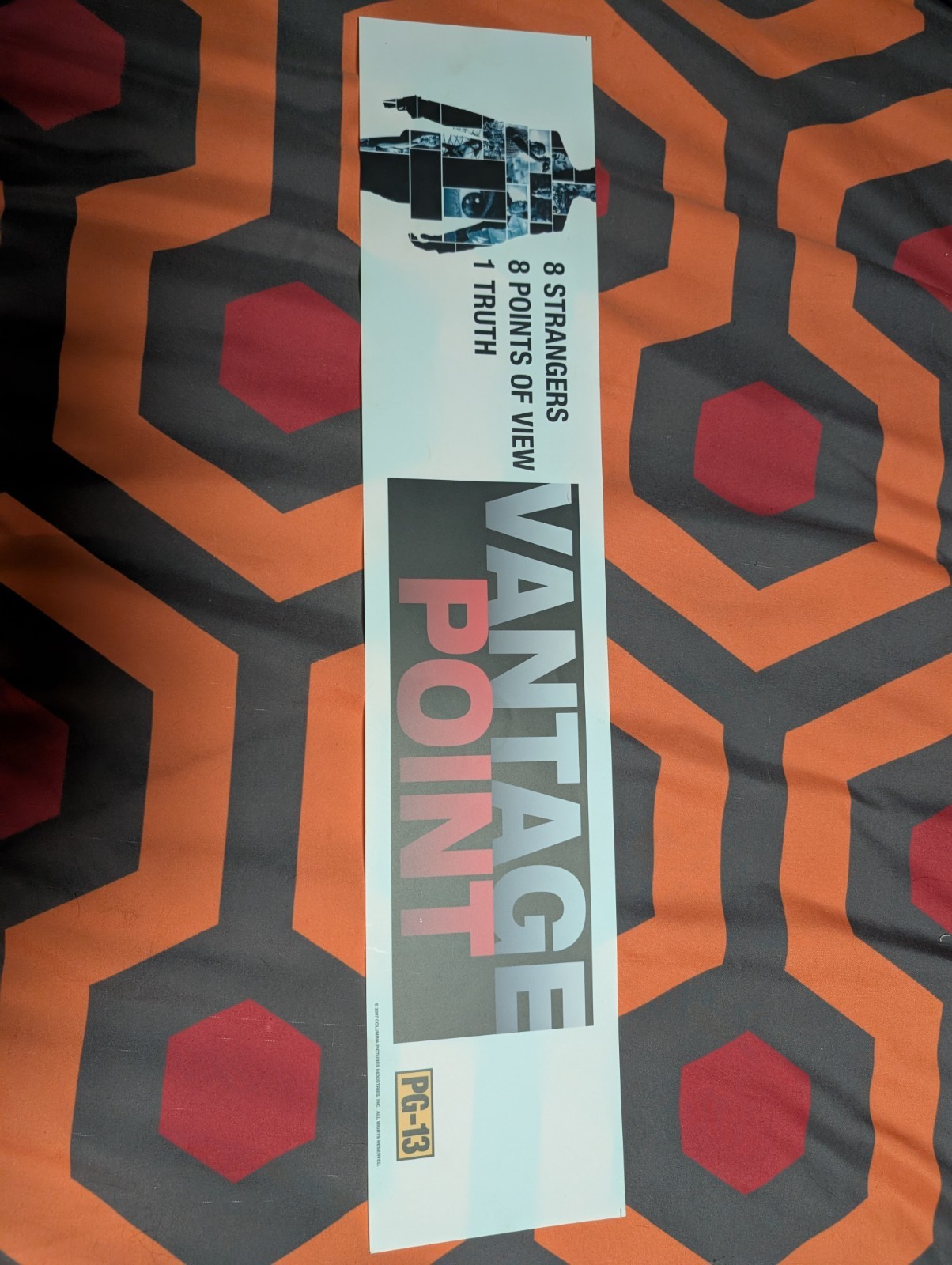 Vantage Point 5 x 25 In Movie Mylar Action Thriller