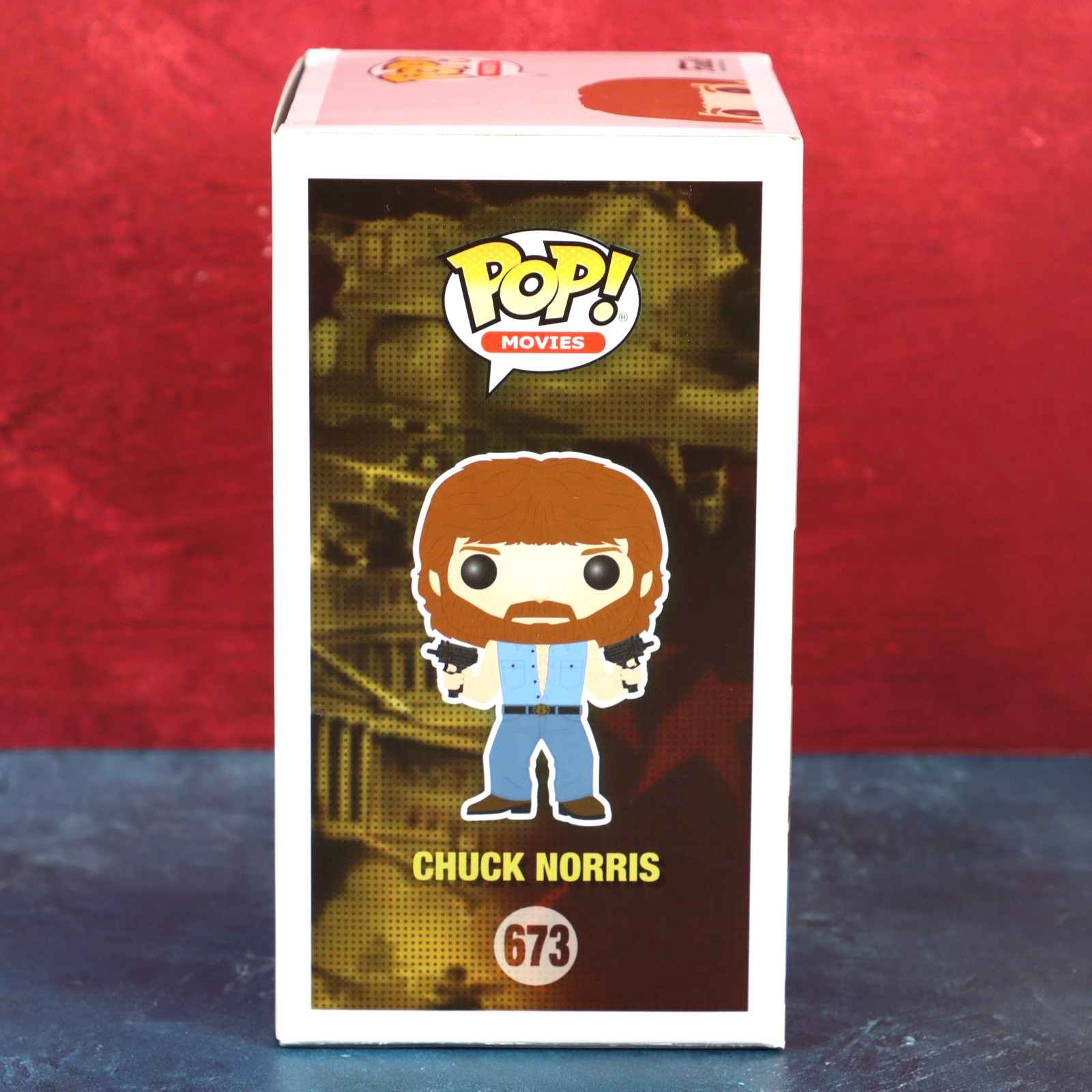 Funko Pop Chuck Norris 673 Signed Chuck Norris 7BAP LE 200 JSA COA W/ Protector