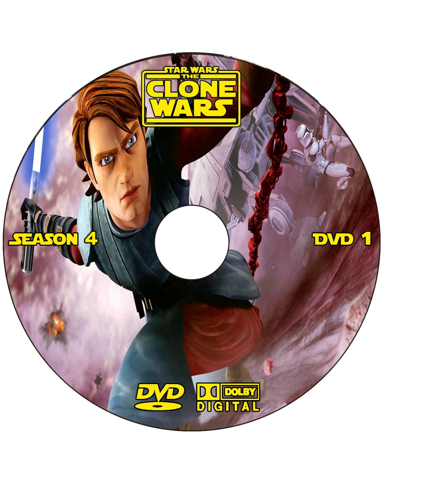 Star Wars The Clone Wars Animated Series Season 1-7 English Audio with Eng Subs