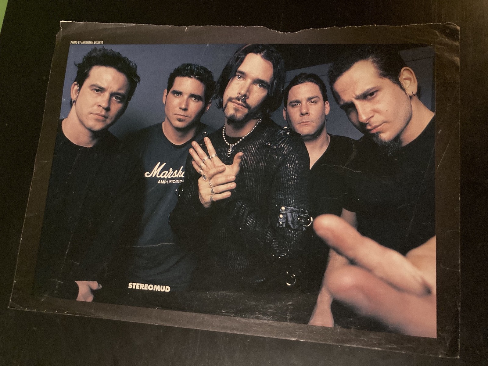 RARE Stereomud Pinup Magazine Cutting Poster Band Rock Nu-Metal Life Of Agony