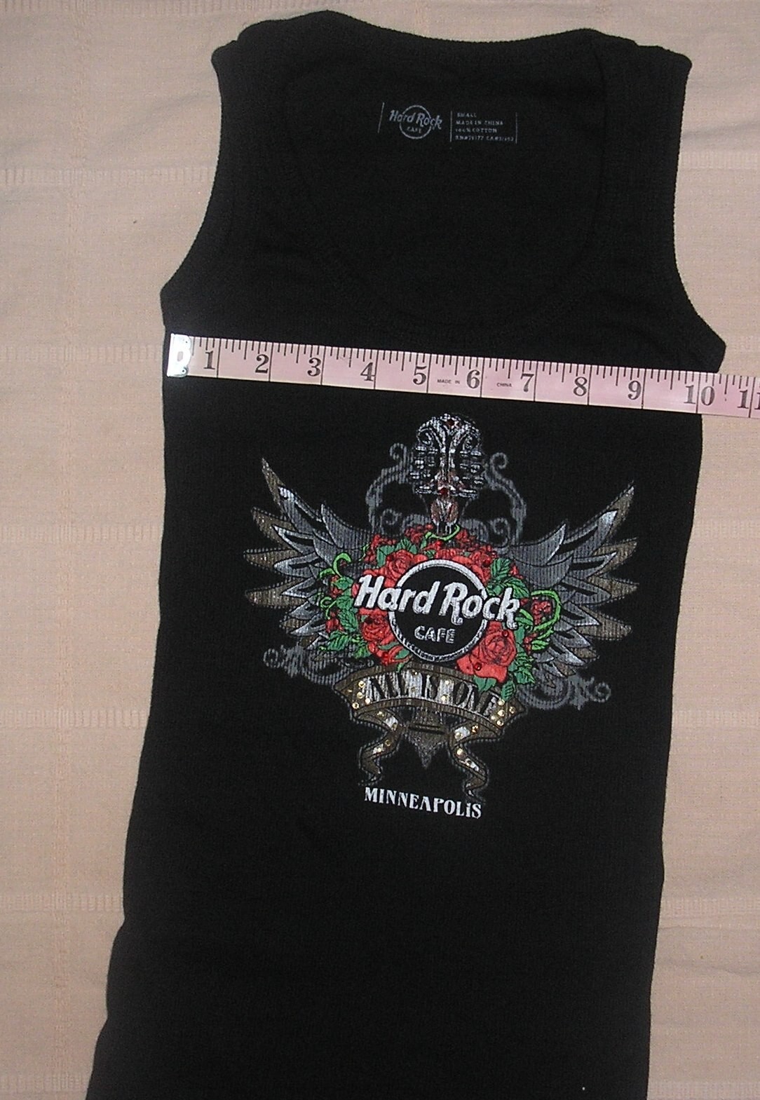 Authentic Closed Hard Rock Café Minneapolis Small Sleeveless Tank Top Woman’s