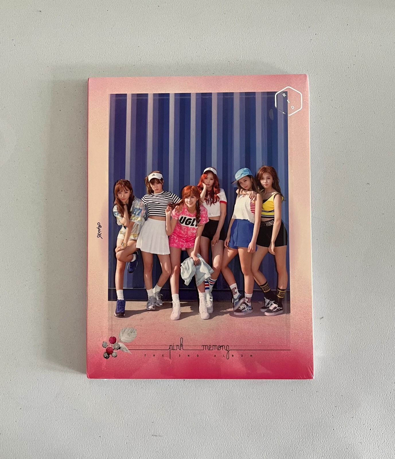 APINK OFFICIAL TAIWAN VERSION THE 2ND ALBUM PINK MEMORY [RED VERSION]