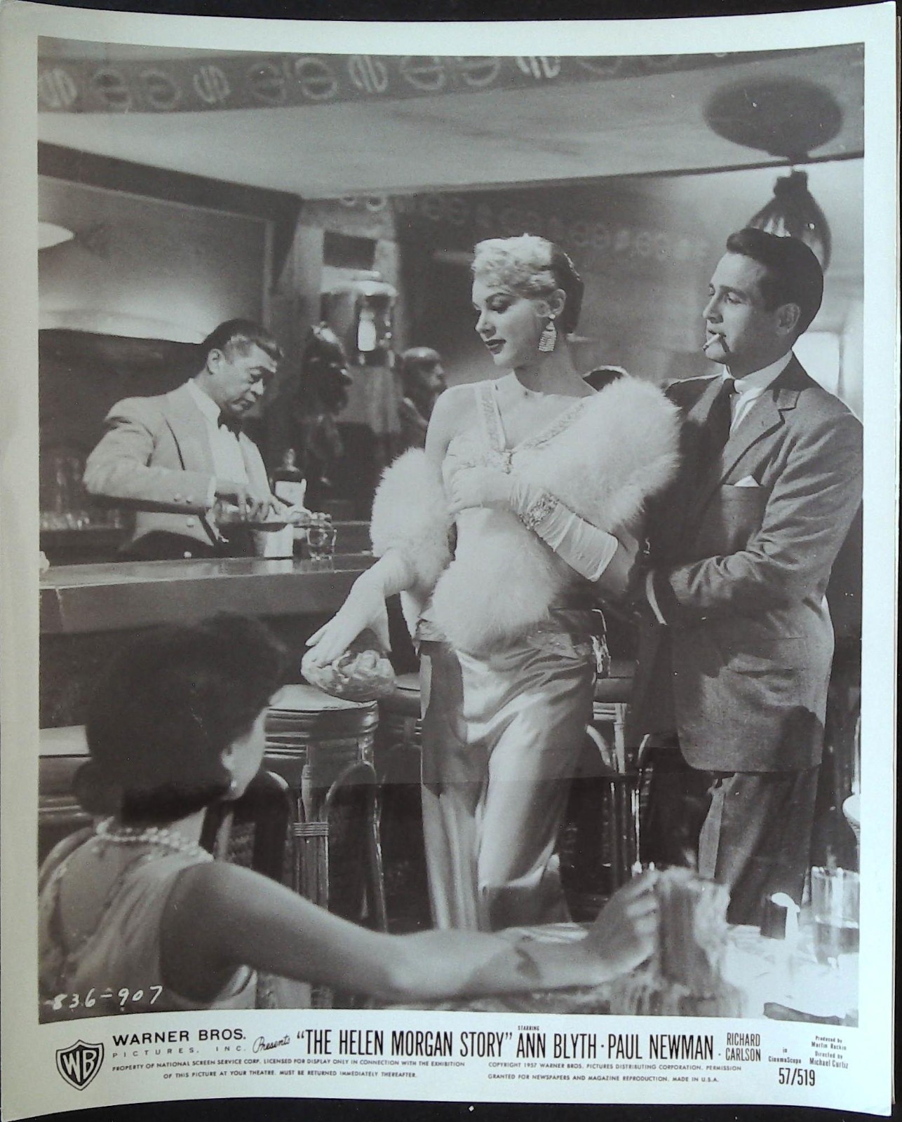 The Helen Morgan Story 8 x 10 Still 1957 Ann Blyth and Paul Newman!
