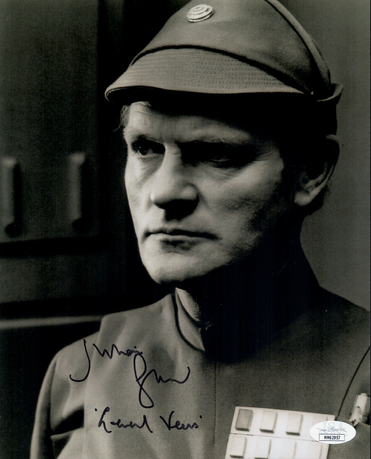 JULIAN GLOVER Signed 8×10 STAR WARS General Veers Autograph JSA COA Cert