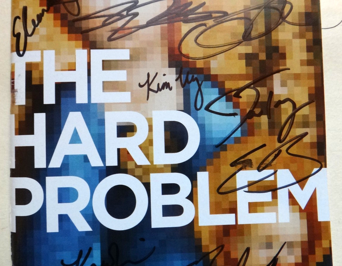The Hard Problem Cast Signed Playbill 2018 Off Broadway Tom Stoppard