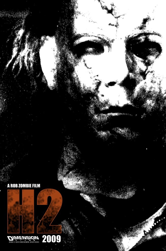 Halloween II movie poster : 11 x 17 inches : Rob Zombie poster (style a)