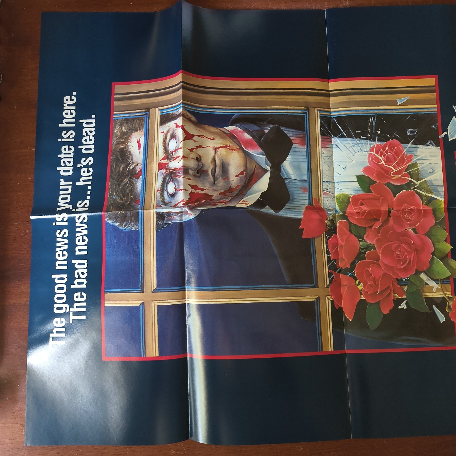 Night of the Creeps Original 27×39 Video Store Poster 1986 Horror Cannon Video